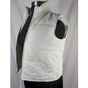 Stitch Trend White Puffer Vest Women's Medium